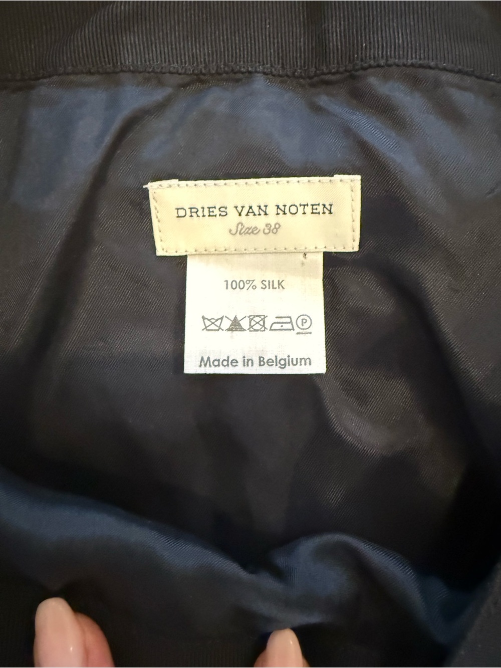 Dries Van Noten 100% Silk Skirt - Picture 4 of 7